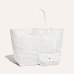 Goyard Saint Louis GM Tote Bag White
